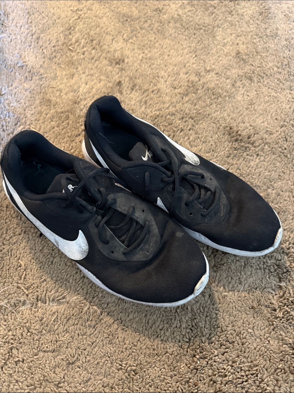 Nike Black and WhiteAthletic Running Sneakers